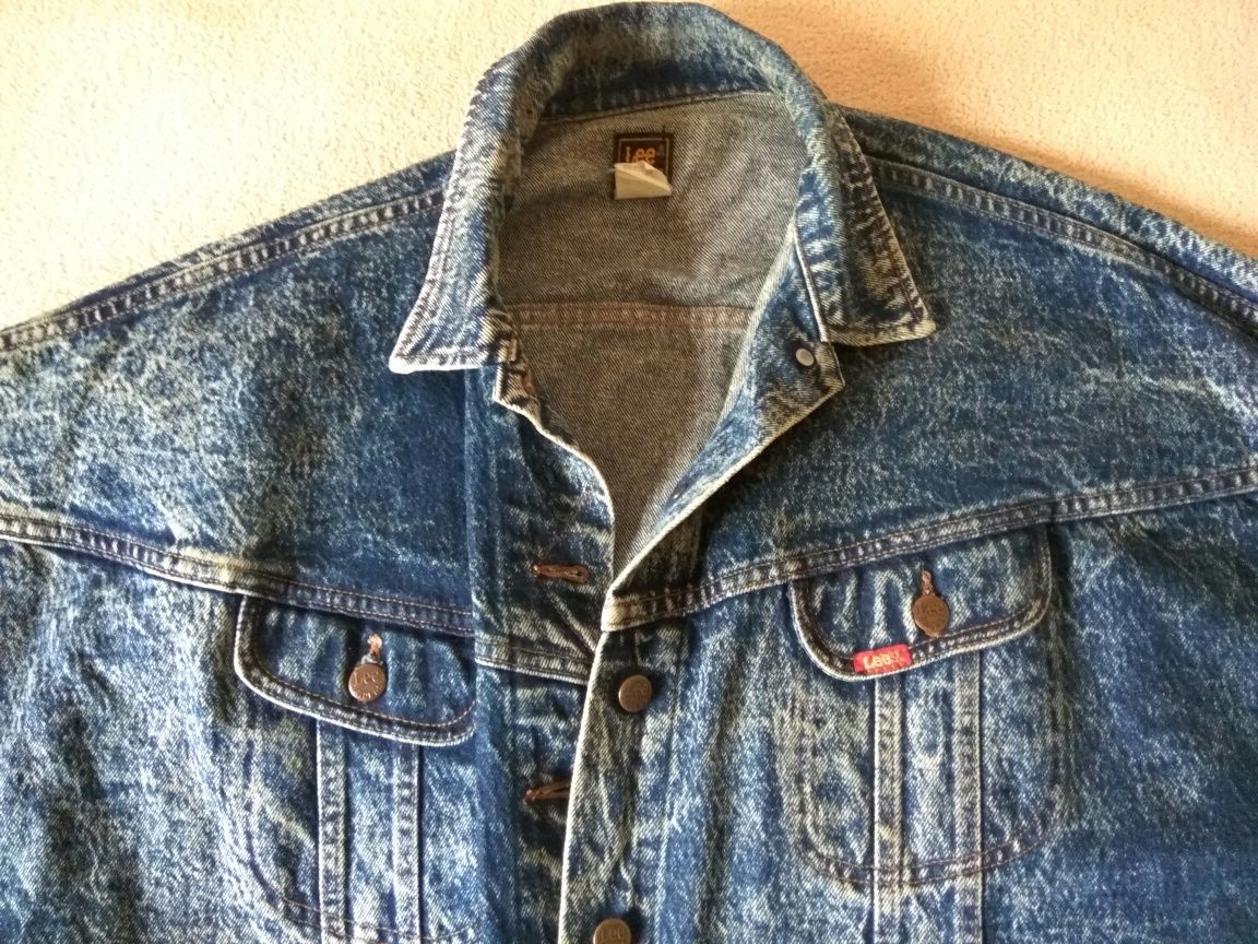 Куртка джинсовая Lee Riders Ли L Large оригинал из США Made in USA