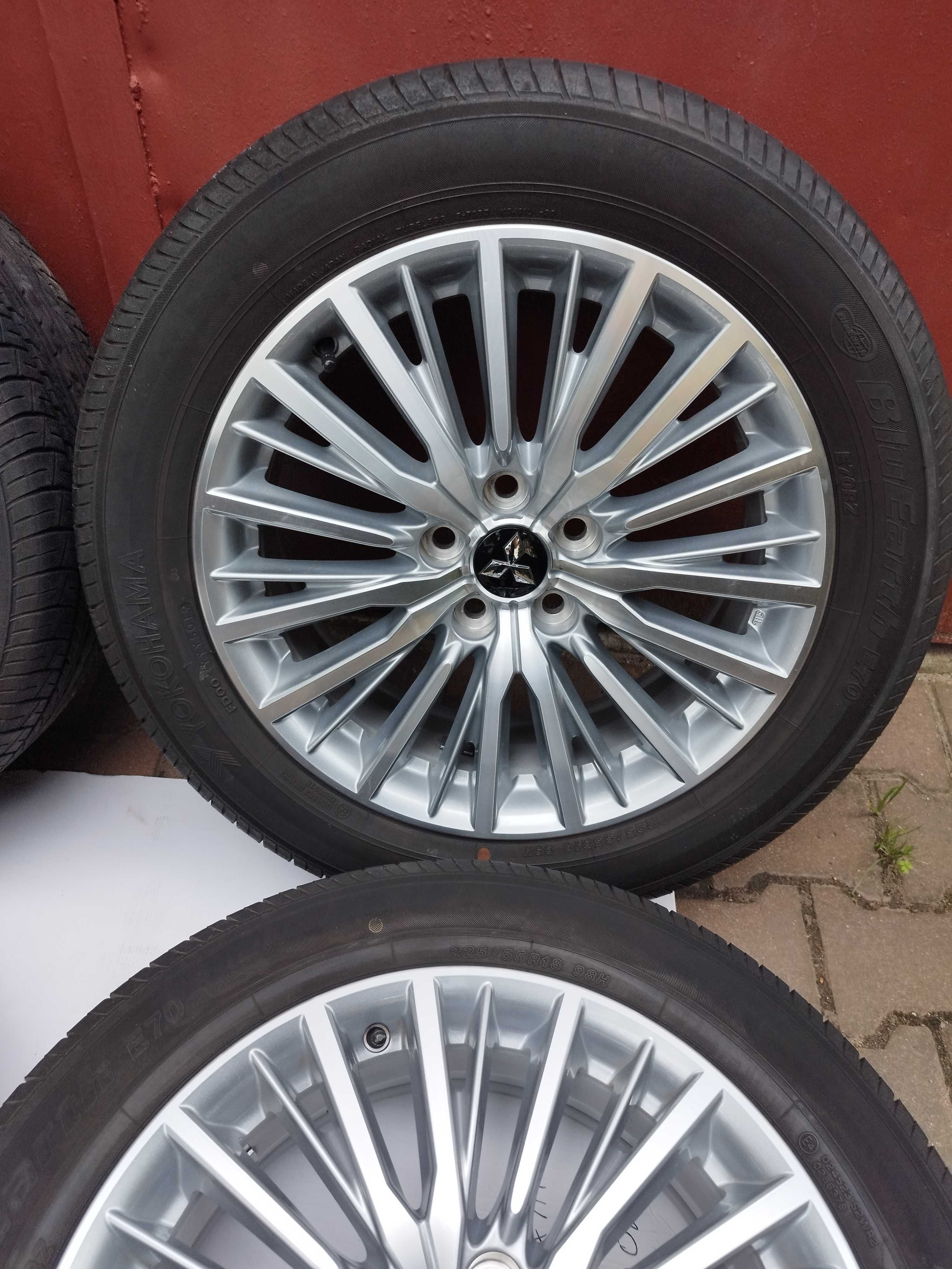 jak Nowe!!! Lato 225/55R18 MITSUBISHI Outlander, Asx, Eclipse Cross