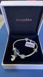 Pulseira Pandora Azul Claro 18cm