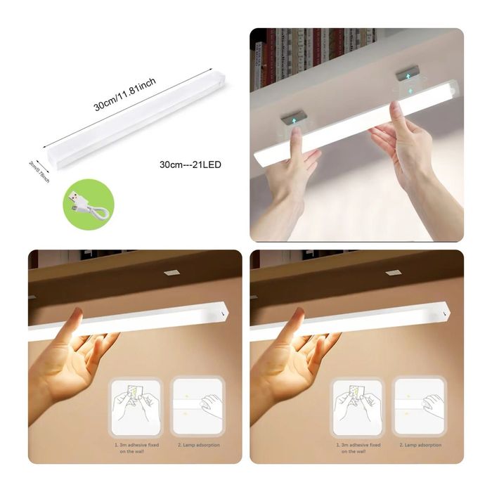 LED нічник на акумуляторі з датчиком руху