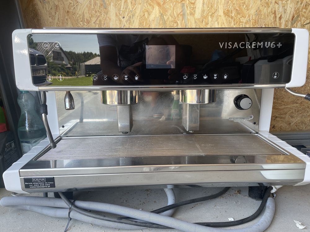 Visacrem V6+ ekspres kolbowy + młynek