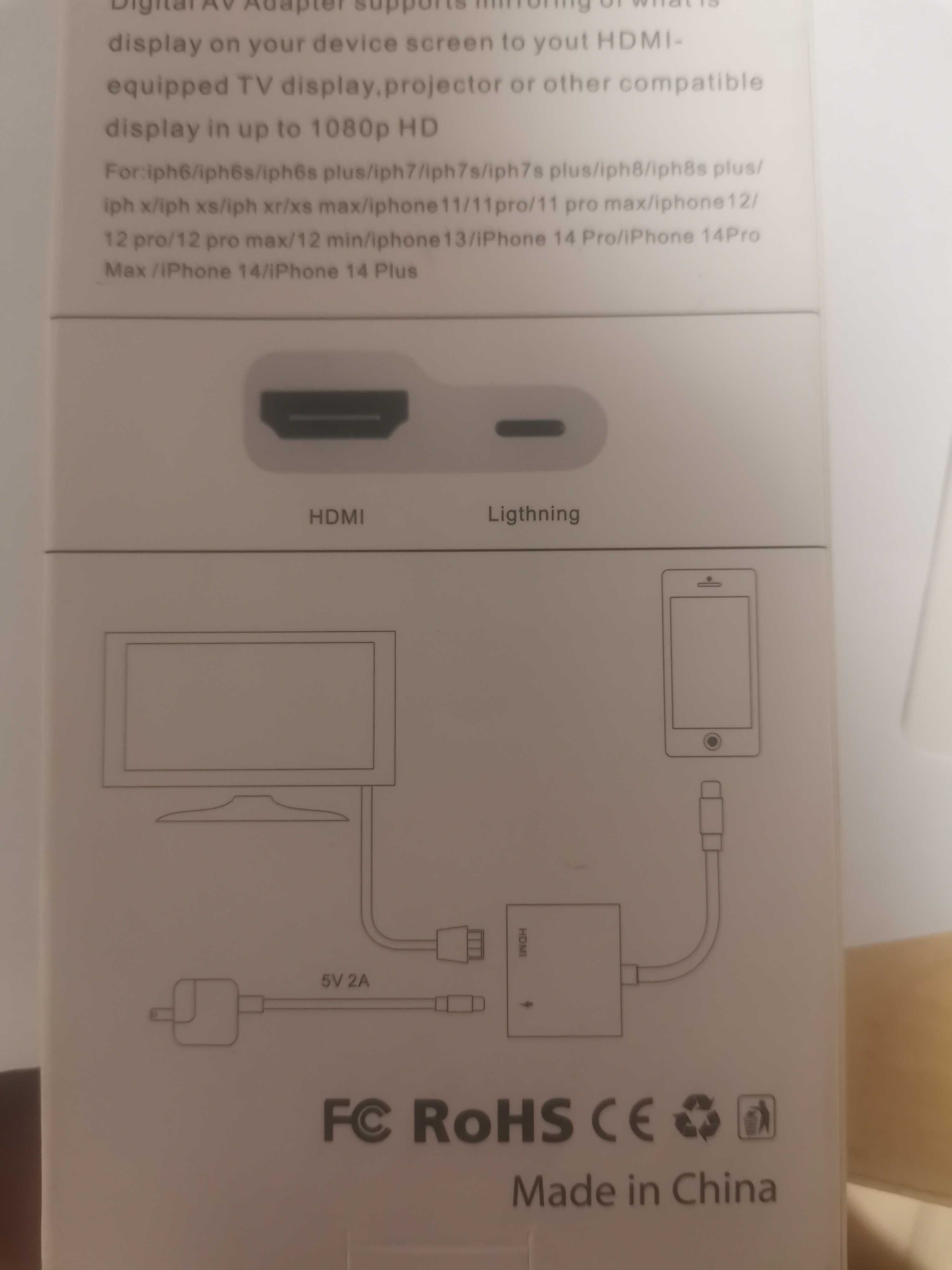 Lightning digital AV adapter HDMI iPhone iPad iPod
