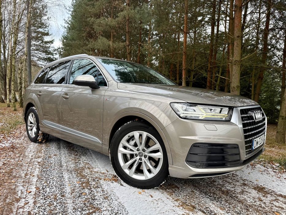 Audi Q7 S-Line, 7 osobowy, Zadbany, Prywatny