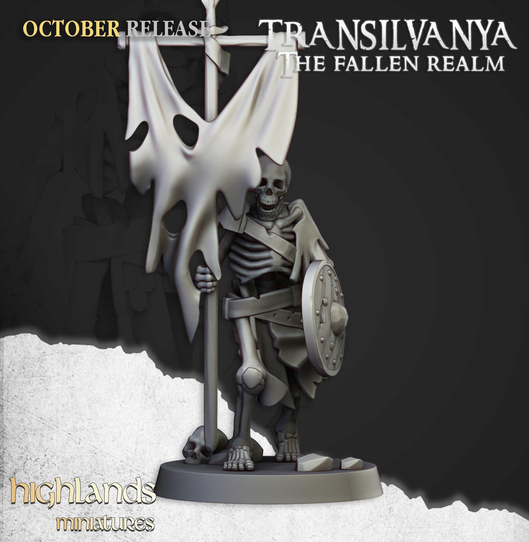 Skeleton Warriors with Swords - WFB ToW AoS - Highlands x10