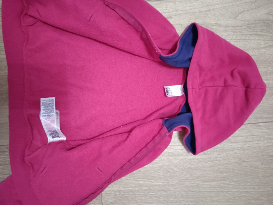 Bluza dziewczęca ocieplana Decathlon r. 110