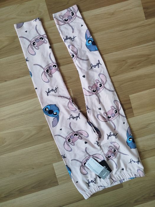 Legginsy stitch nowe 140cm