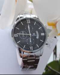 Nowy zegarek męski srebrny