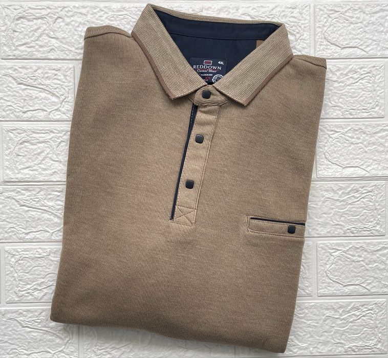 Поло Чоловіча кофта поло Батал Велетень кашемір Кашемір поло