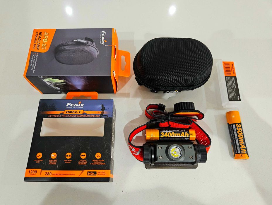 Frontal Fenix HM62-T + Extras