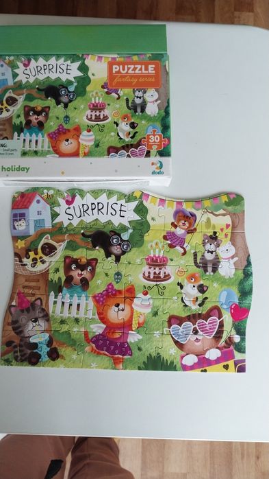 Пазл "Свято котиків", 3 роки, 30 елементів