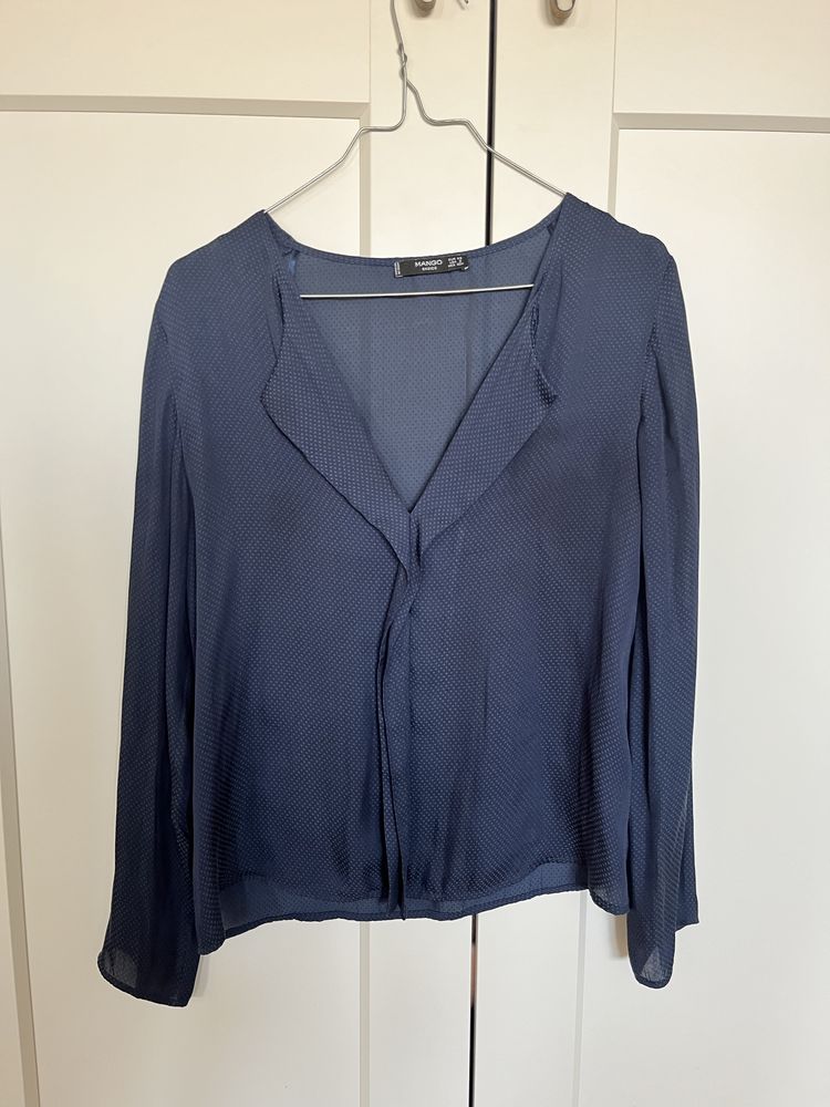 Camisa azul Mango