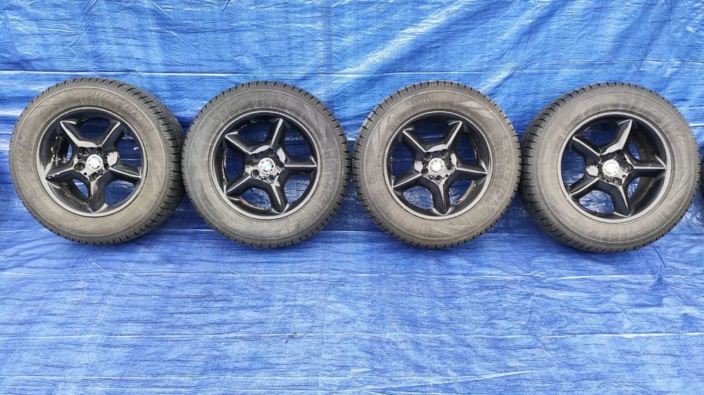 FELGI OPONY KOŁA ZIMOWE PIRELLI SCORPION ICE &amp; SNOW 235/65R17 235 65 17 1096159 5X120 ET40 BMW X5 E53