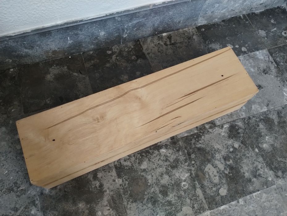 Organizador Cds madeira pinho