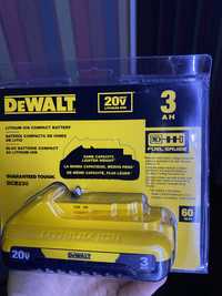 Аккумулятор Dewalt DCB230 20v 3aMh New