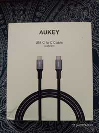 kabel USB typ C - USB typ C (Aukey CB-CD6)