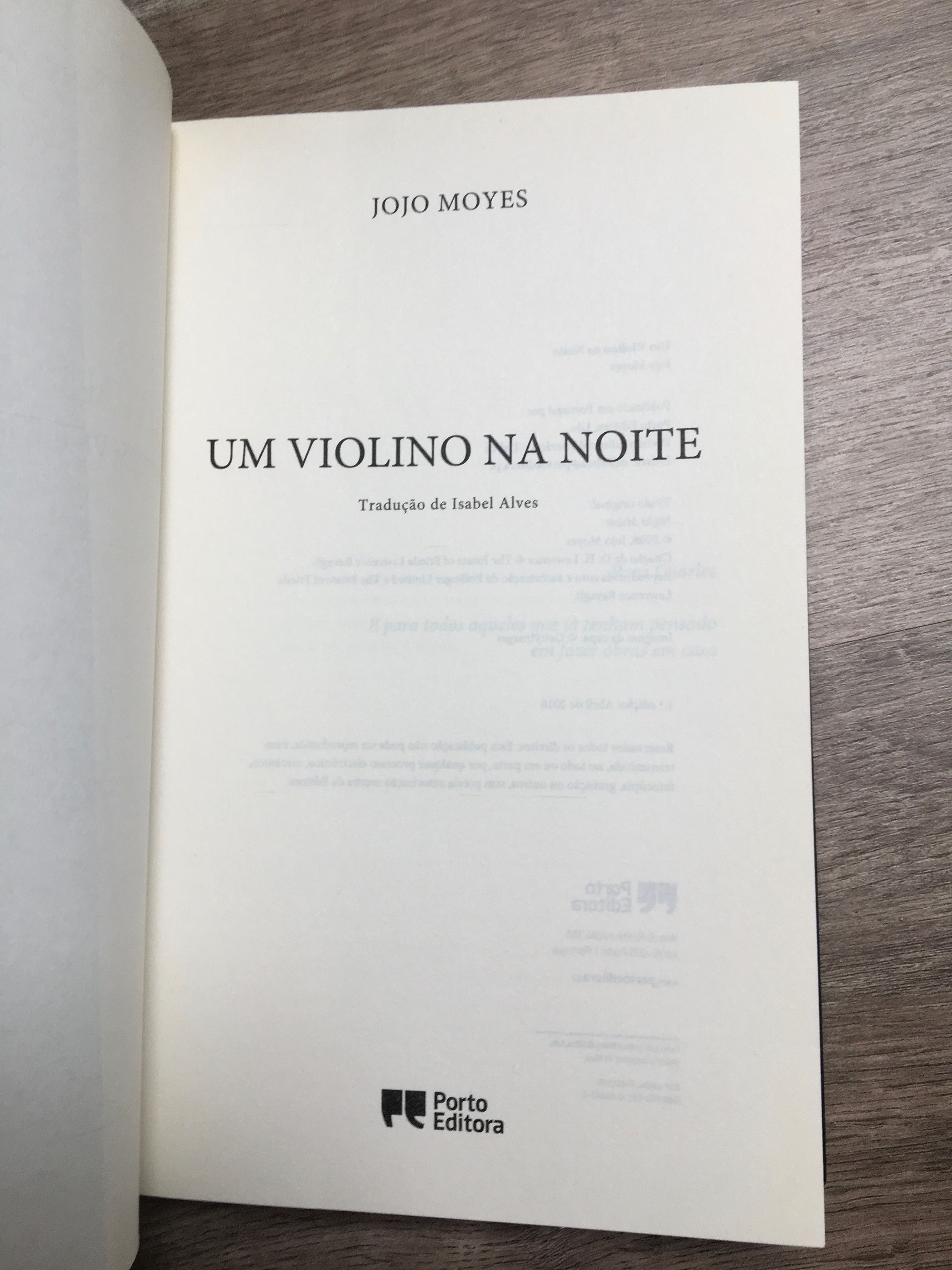 Silver Bay + Um Violino na Noite (de Jojo Moyes)