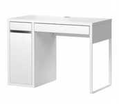 Biurko z serii MICKE Ikea białe