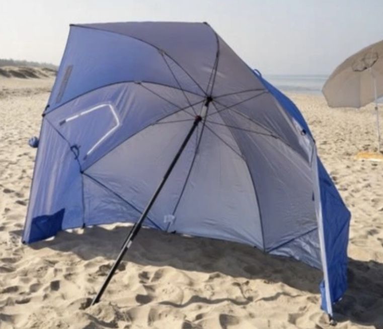 Parasol namiot ogrodowy plażowy 240 cm parawan