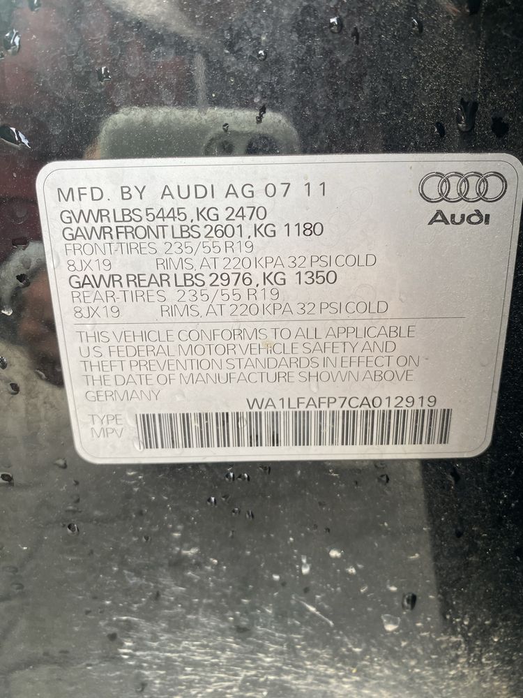 Audi Q5 2012 Premium Plus +