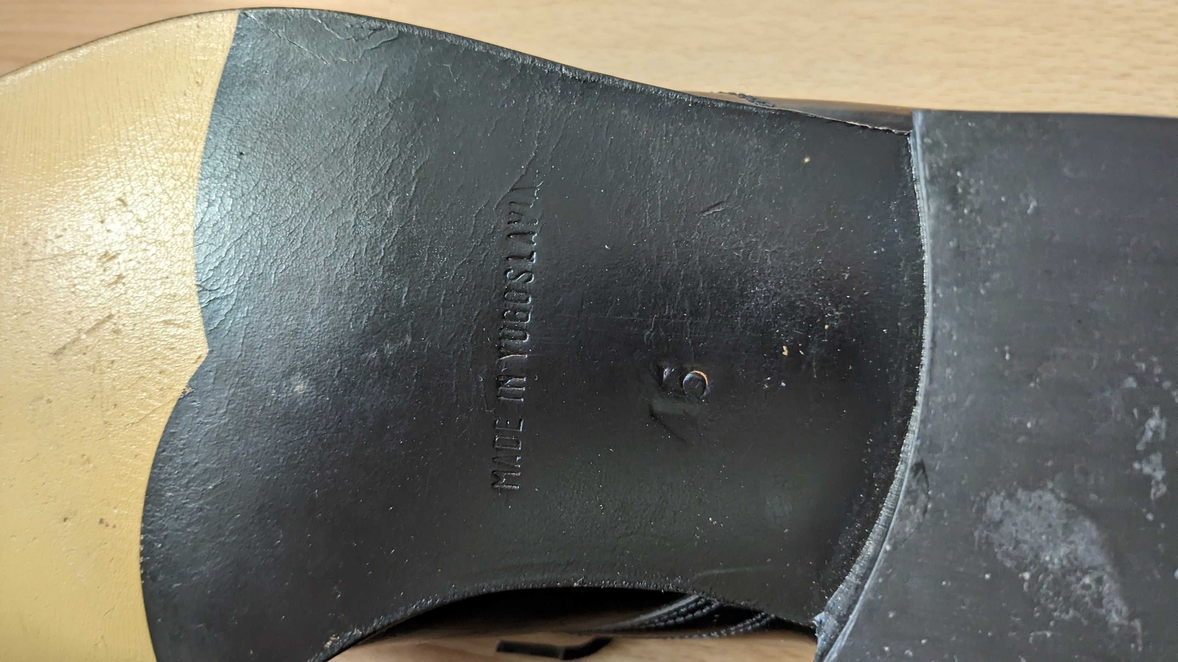Туфлі (туфли) Made in Yugoslavia, чорного кольору, 45 (44) розмір
