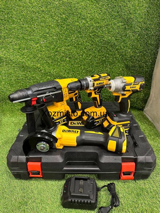 Комплексний набір 4в1 dewalt ушм гайк перф швруп