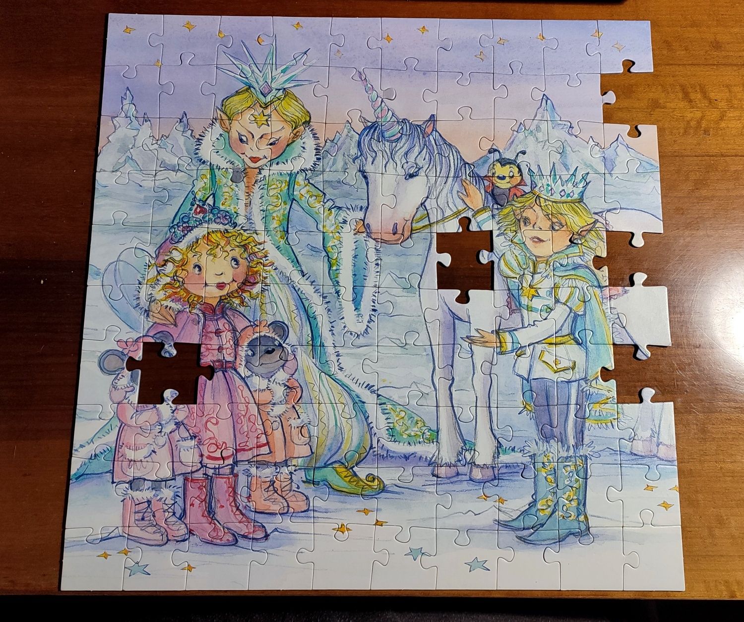 Puzzle 100 elementów Księżniczka Lillifee - Jednorożec - Die Spiegelbu