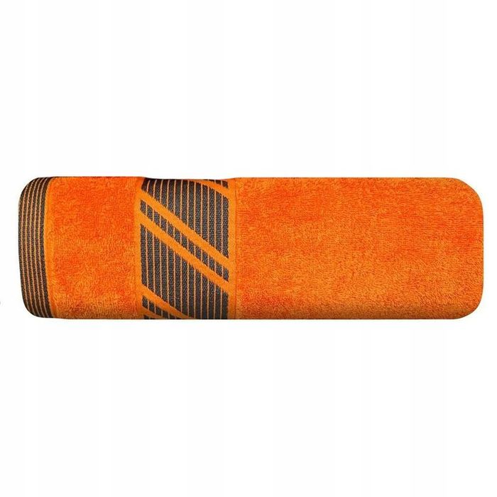 Ręcznik Kąpielowy 70x140 Bawełniany Frotte 500g/m2 Orion Pomarańczowy
