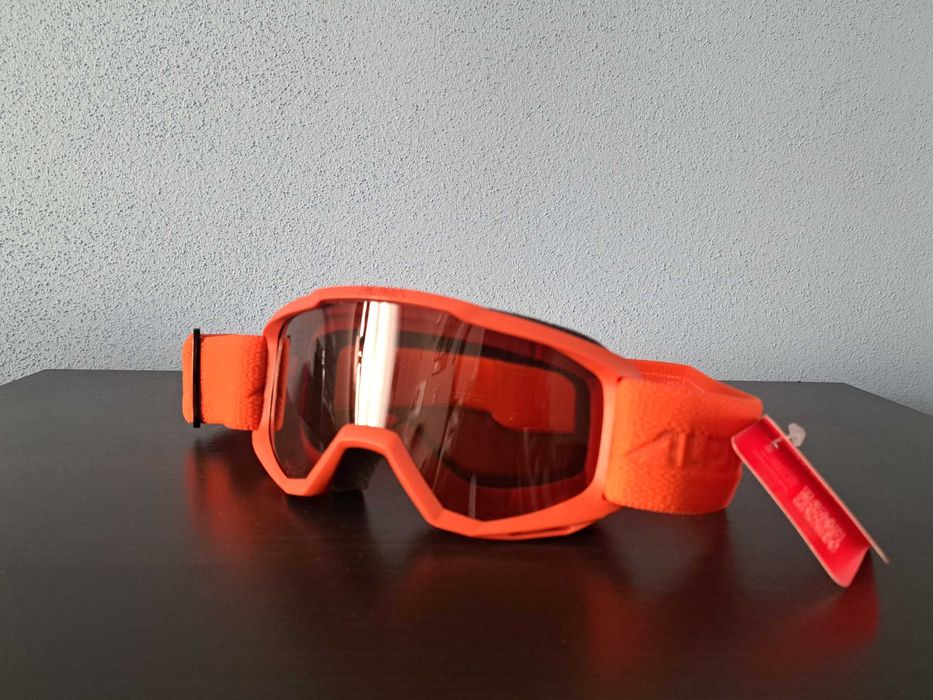 Alpina Piney Dziecięce gogle narciarskie Okulary narciarskie pomarańcz