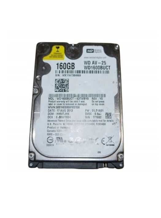 Dysk twardy WESTERN DIGITAL WD WD1600BUCT 160GB SATA 2,5" (syg. H04)