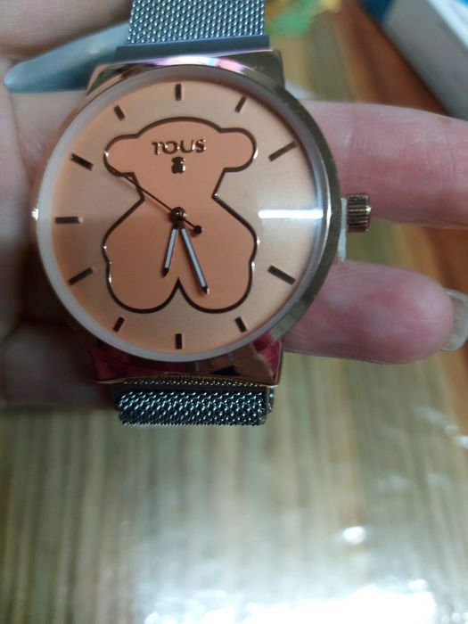 Relógio em aço inoxidável