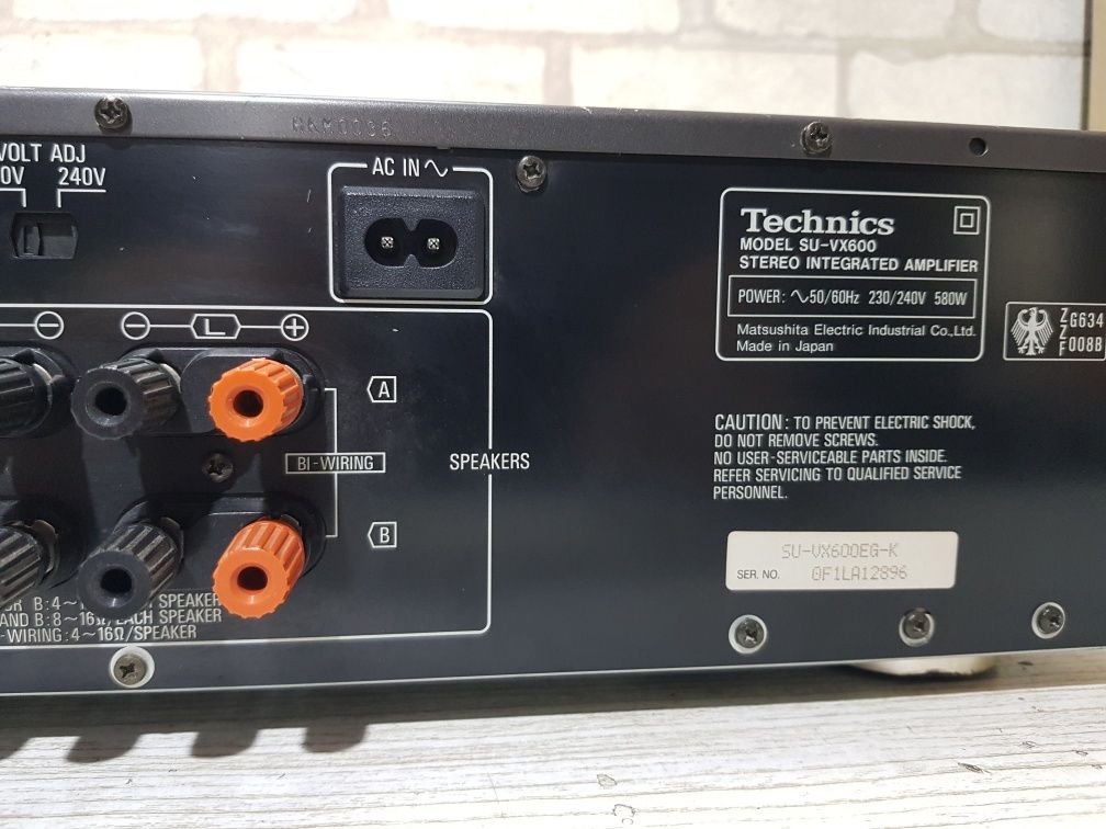Стерео підсилювач/усилитель  Technics SU-VX600 2х110Вт б/у з Німеччини
