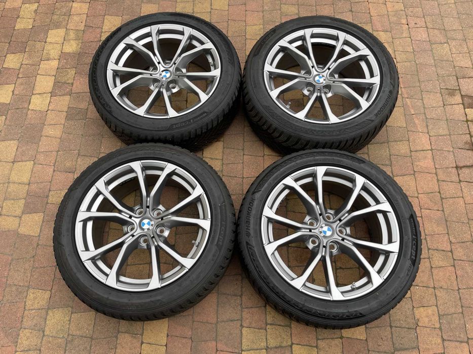3878. Koła zimowe BMW G20 oryginalne 5x112 225/50/17 2023/24r 6.5/7mm