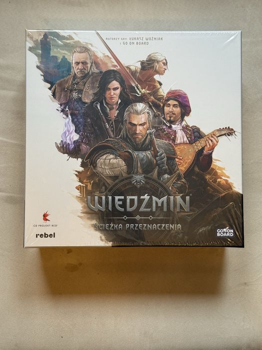 Wiedźmin: Ścieżka Przeznaczenia Deluxe Pledge+Geralt na Płotce, NOWA.