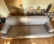 Sofa 3 osobowa szara