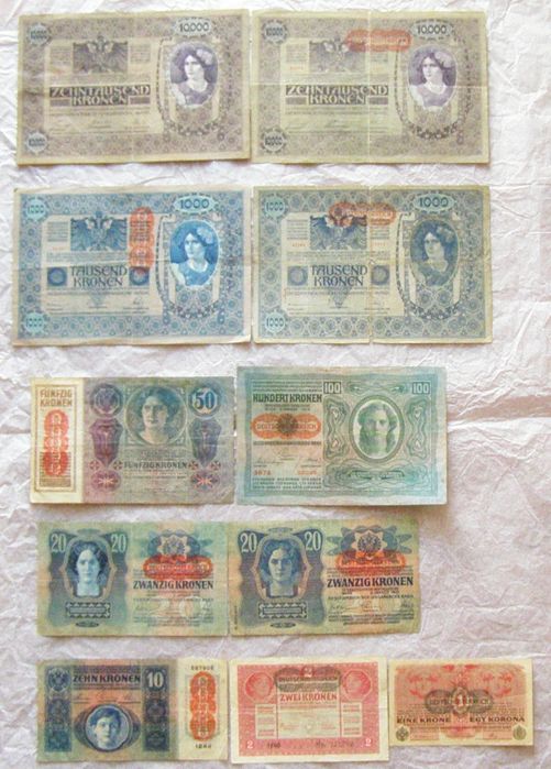 Banknoty monety  Polska 1946 r. Austro-węgry tanio