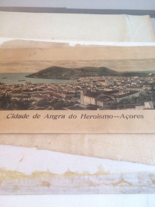 Gravuras Cidade Angra Heroísmo - Açores / Ponte Lima