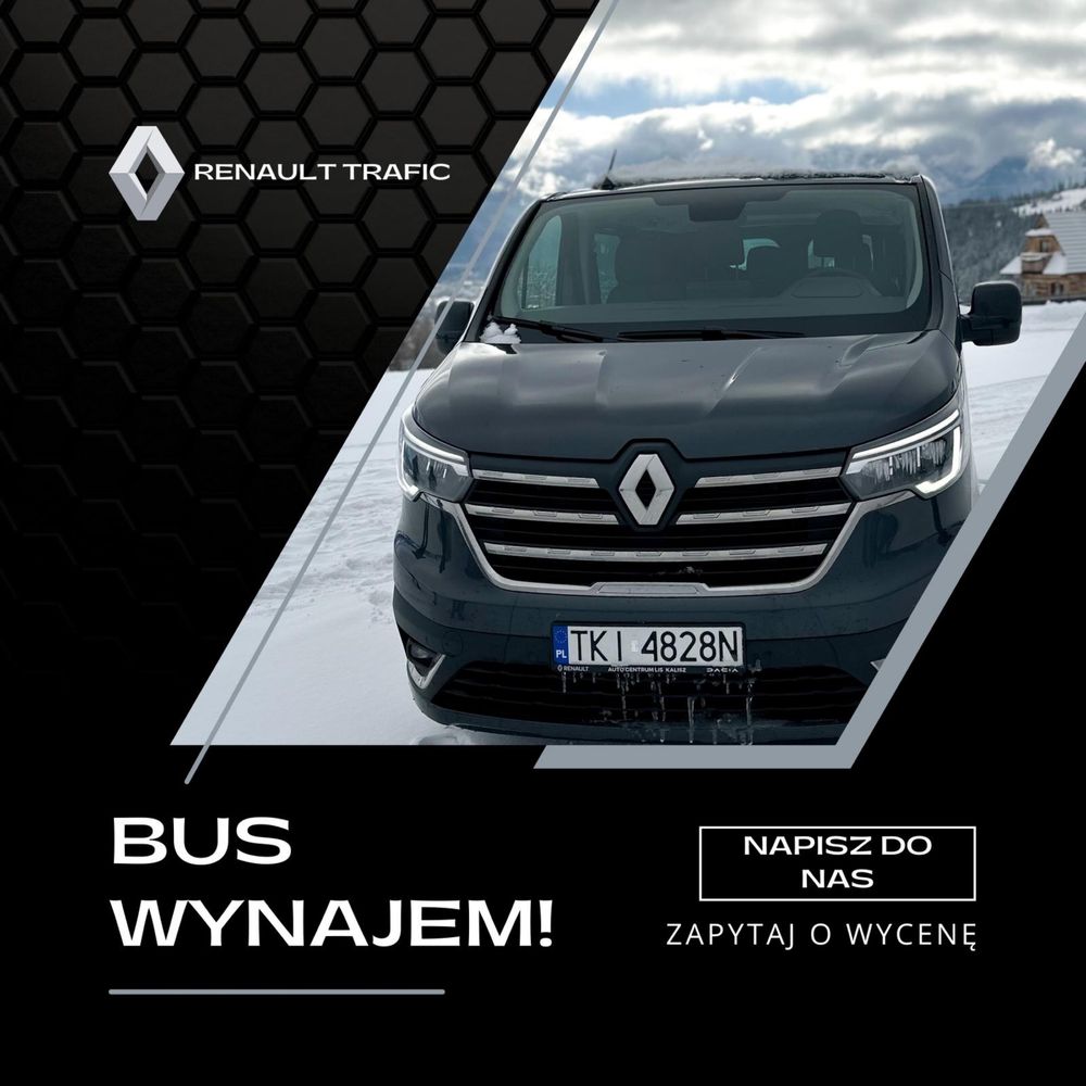 Wynajem Bus 9 osobowy wynajem  9-cio wypożyczalnia