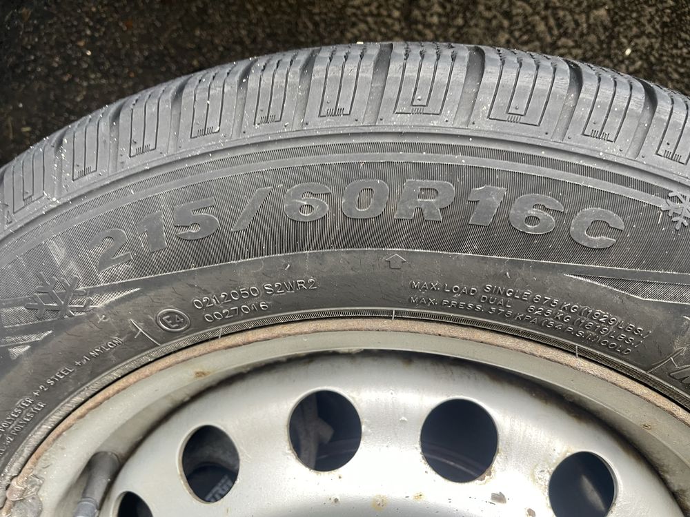 Kola zimowe 215/60R15 vito viano w639 w447 opony zimowe
