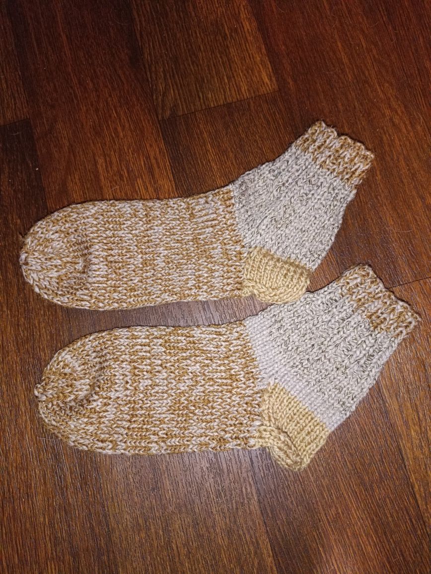 Мужские вязаные носки 43-44 размер