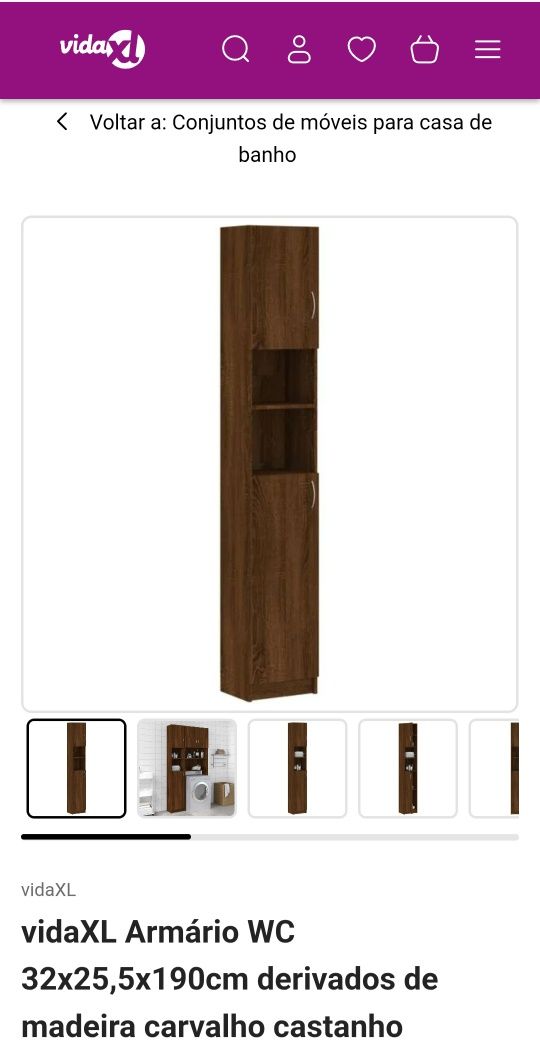 Conjunto moveis de Casa de banho