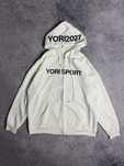 зип худи Yori Sport йори спорт / біла