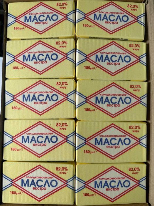 Масло солодковершкове екстра 82% ОПТ