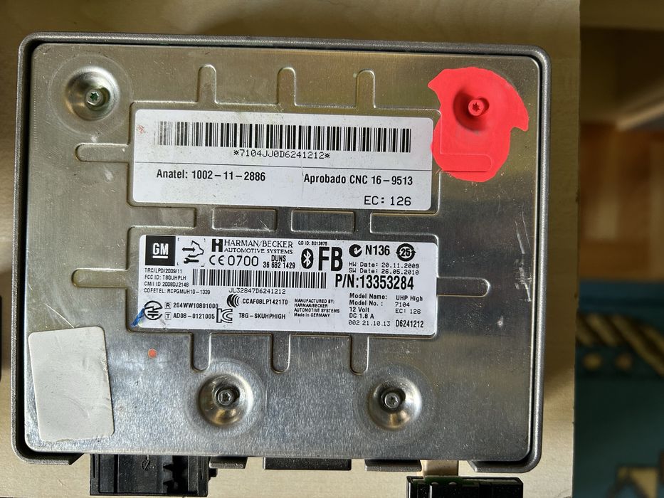 Radio komplet NAVI 600 Opel Astra J