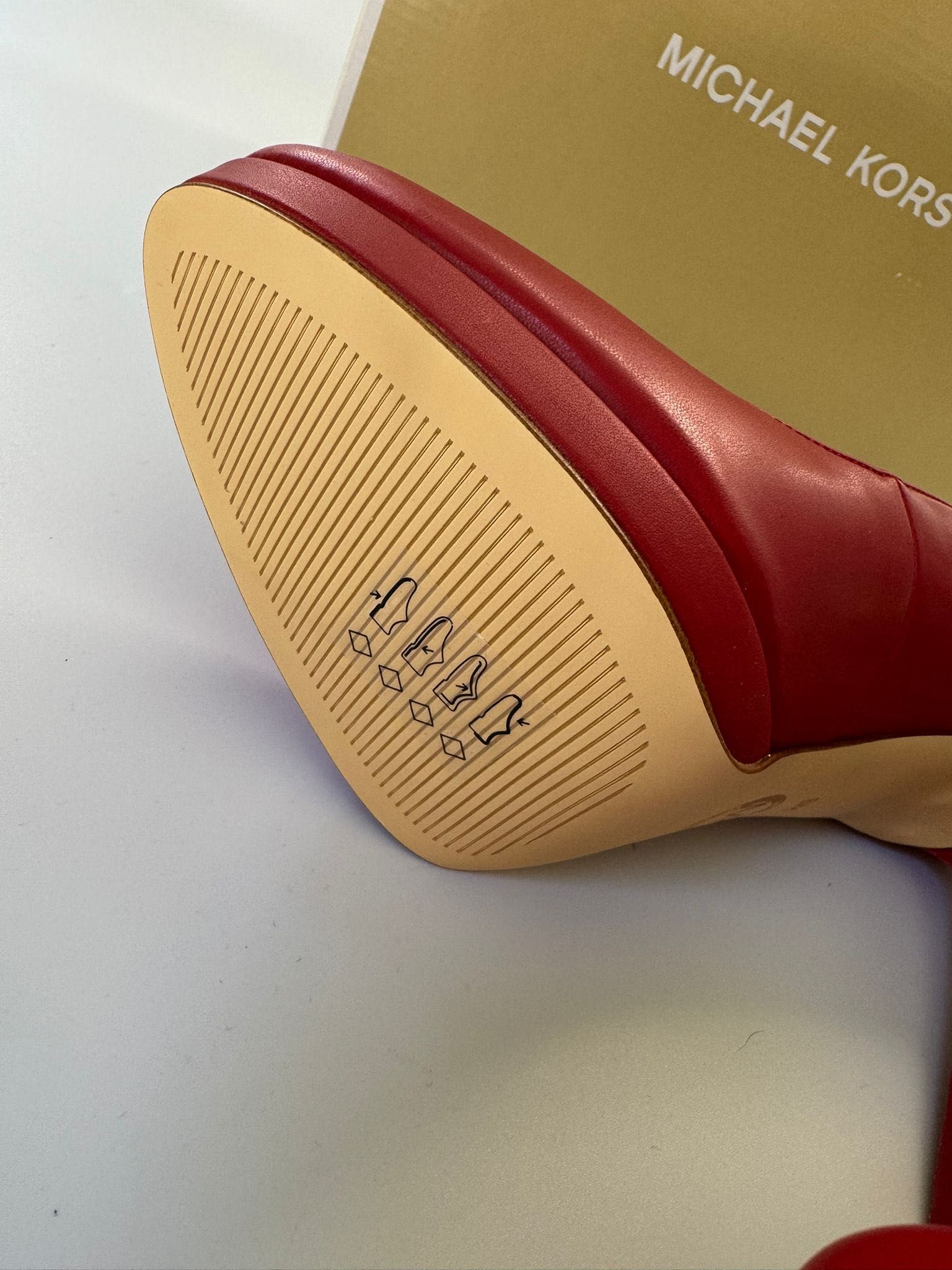 Nowe buty na obcasie szpilki MICHAEL KORS czerwone 36