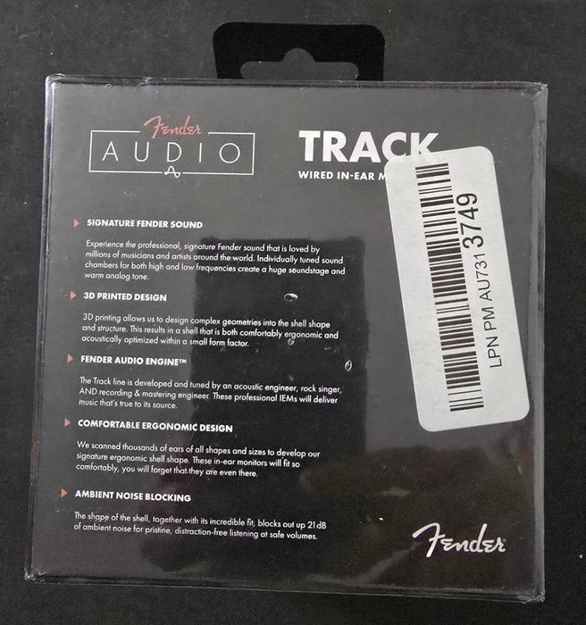 Fender Audio Track – SELADO / NOVO