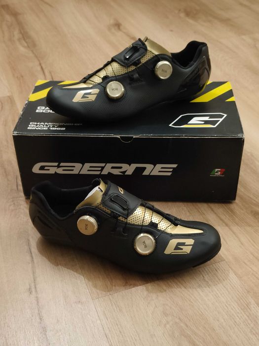 Sapatos de estrada Gaerne CarbonG.STL Gold Rush