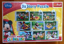 Nowe puzzle 4+ Trefl Disney Mickey 3xstory puzzle historyjkowe