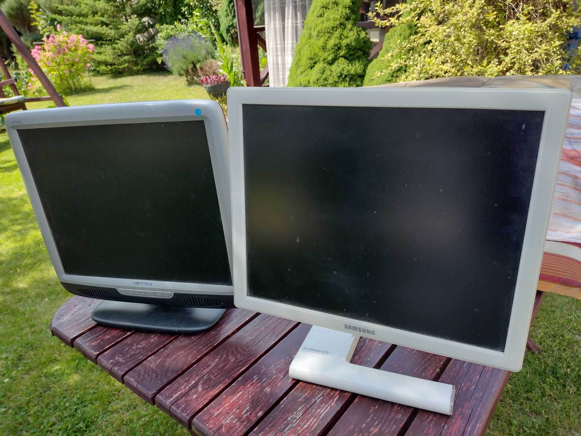 Monitor do komputera Samsung i Hanns-G - dwie sztuki TANIO sprzedam