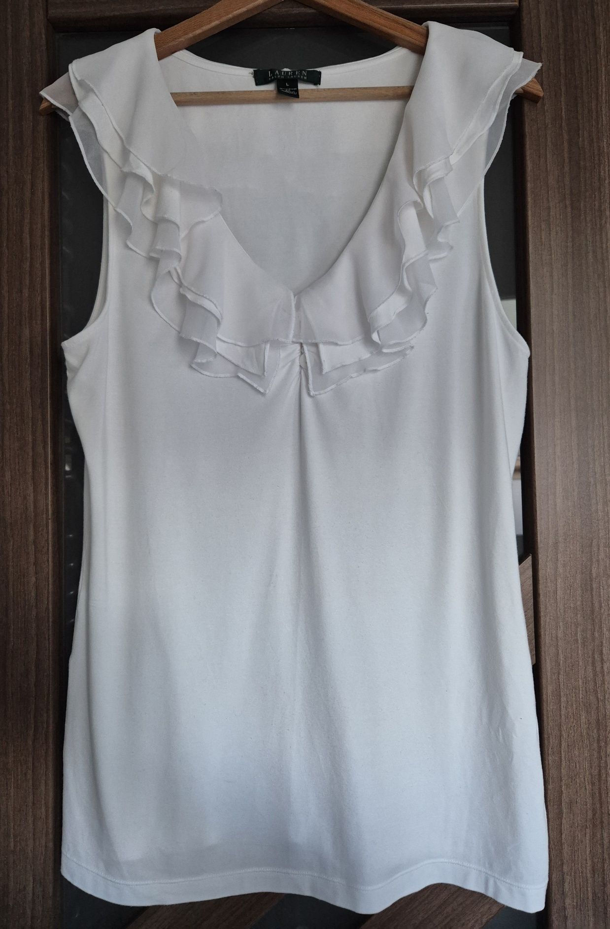 Bluzka Ralph Lauren  R.L biała