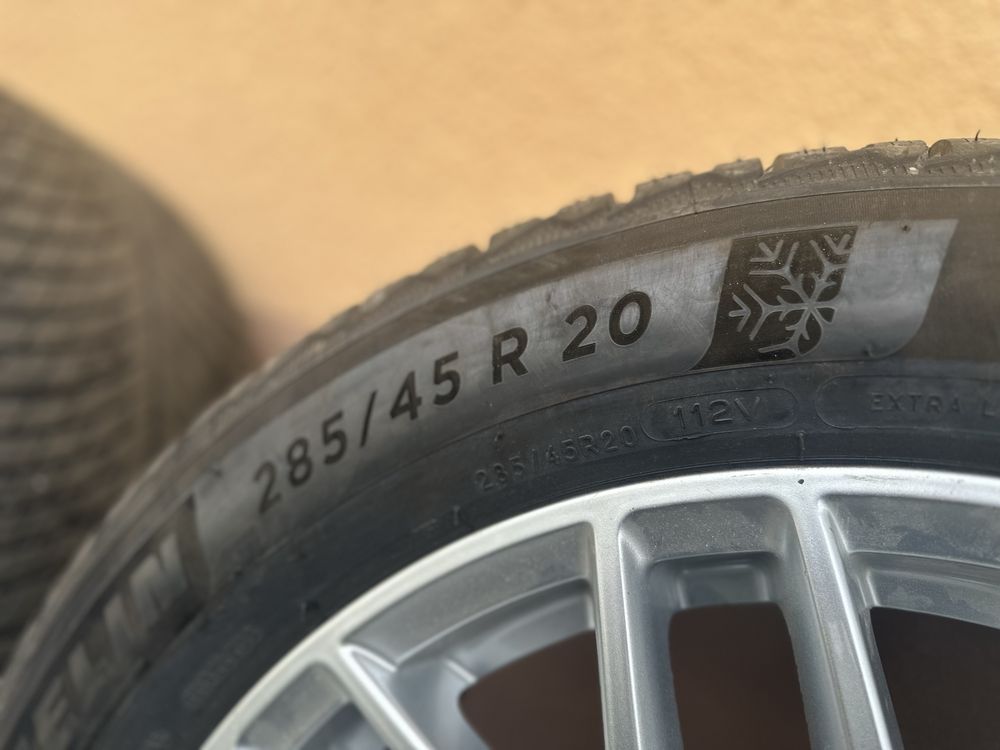 Диски Audi з гумою Michelin Pilot Alpin зимові285/45/r20 Зимові